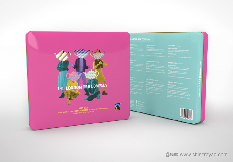 上海包裝設(shè)計(jì)公司分享：倫敦茶葉公司茶葉時(shí)尚禮盒包裝設(shè)計(jì)欣賞2