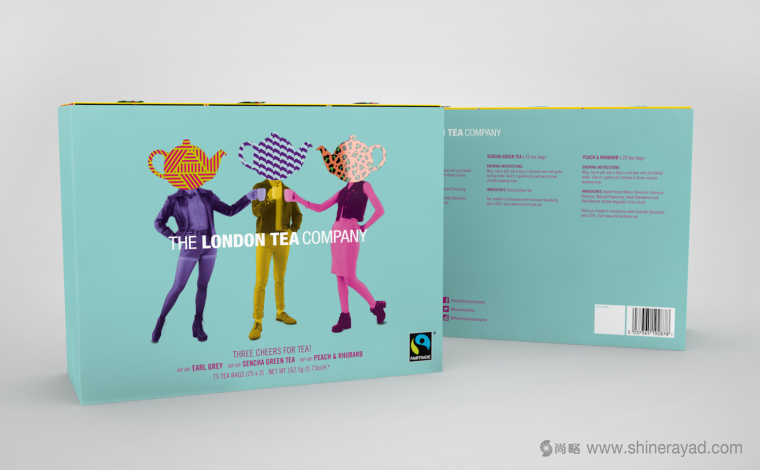 上海包裝設(shè)計(jì)公司分享：倫敦茶葉公司茶葉時(shí)尚禮盒包裝設(shè)計(jì)欣賞6
