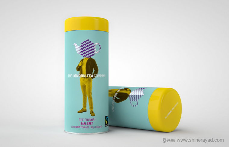上海包裝設(shè)計(jì)公司分享：倫敦茶葉公司茶葉時(shí)尚圓筒禮盒包裝設(shè)計(jì)欣賞9
