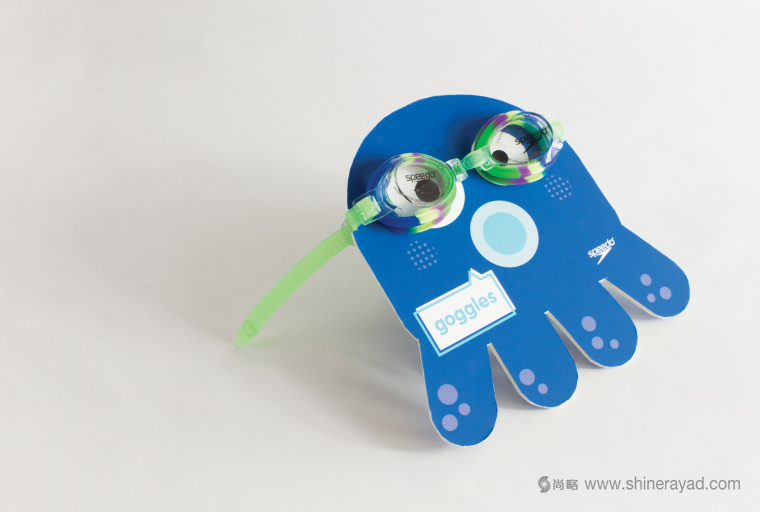 Speedo 兒童泳裝童裝鞋類海洋生物娛樂異型包裝盒造型設計-上海包裝設計公司包裝欣賞6