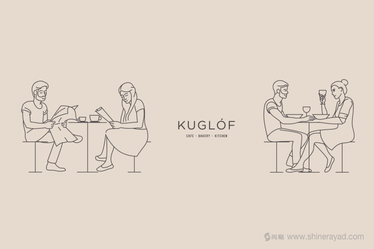 kuglóF咖啡館面包店品牌VI形象設(shè)計(jì)-上海餐飲品牌VI形象設(shè)計(jì)公司1