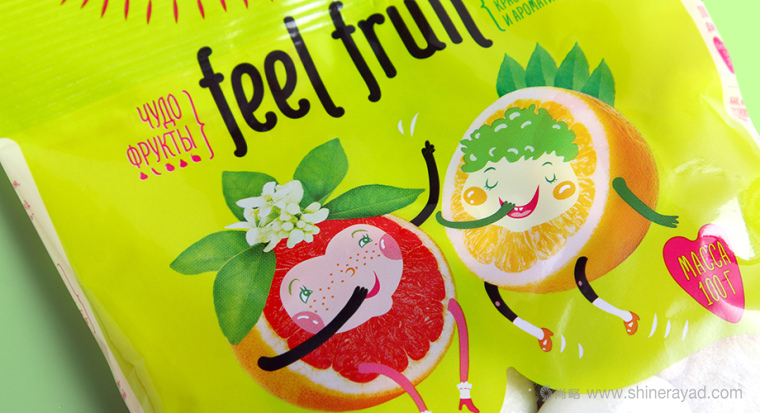 上海包裝設計公司設計欣賞：可愛卡通風格 Feel Fruit 水果軟糖果凍包裝設計4