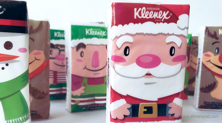 KLEENEX 圣誕節(jié)風(fēng)格餐巾紙包裝設(shè)計(jì)-上海包裝設(shè)計(jì)公司3