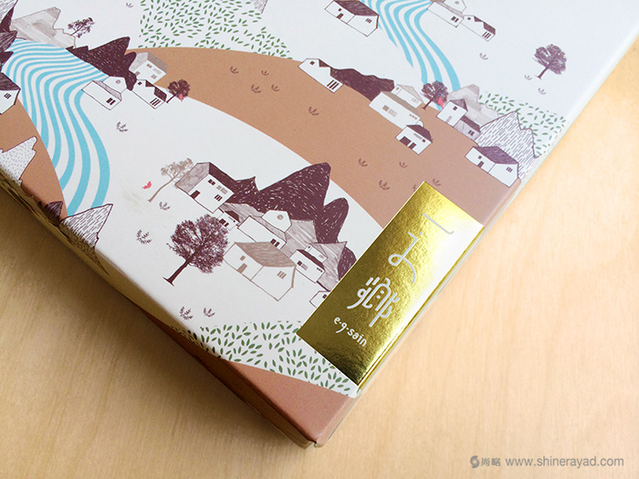 上海食品包裝設(shè)計公司設(shè)計欣賞：一之鄉(xiāng)地方特產(chǎn)蜂蜜蛋糕包裝插畫設(shè)計禮盒設(shè)計6