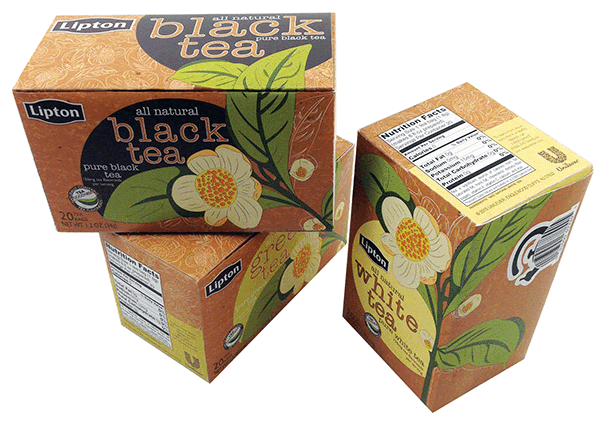 Lipton 立頓袋裝茶牛皮紙包裝設(shè)計4