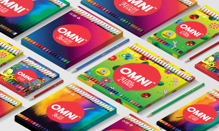 OMNI 水彩筆顏料筆繪畫工具文具盒子包裝設(shè)計-上海包裝設(shè)計公司7