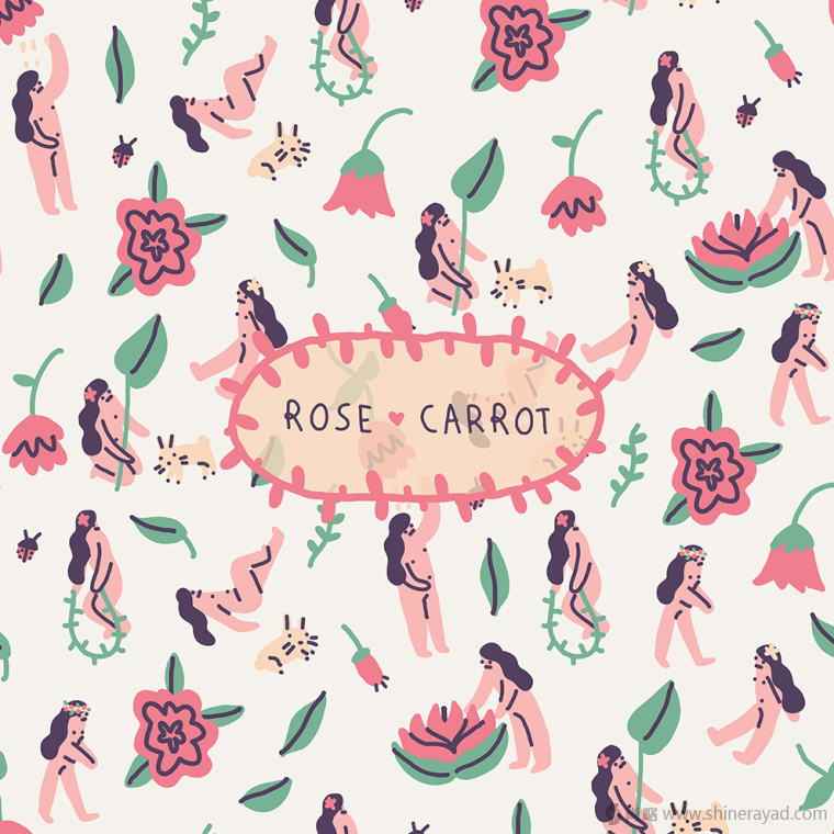 上海包裝設(shè)計公司推薦：漫畫風(fēng)格 Flora玫瑰胡蘿卜美容肥皂包裝設(shè)計3