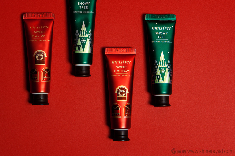 1上海包裝設(shè)計公司-韓國 Innisfree 女性化妝品護(hù)膚品品牌圣誕節(jié)日裝包裝設(shè)計