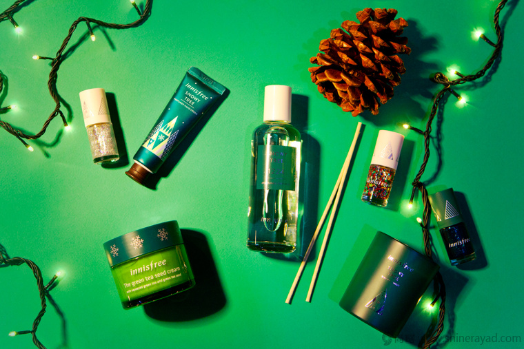 9上海包裝設(shè)計公司-韓國 Innisfree 女性化妝品護(hù)膚品品牌圣誕節(jié)日裝包裝設(shè)計