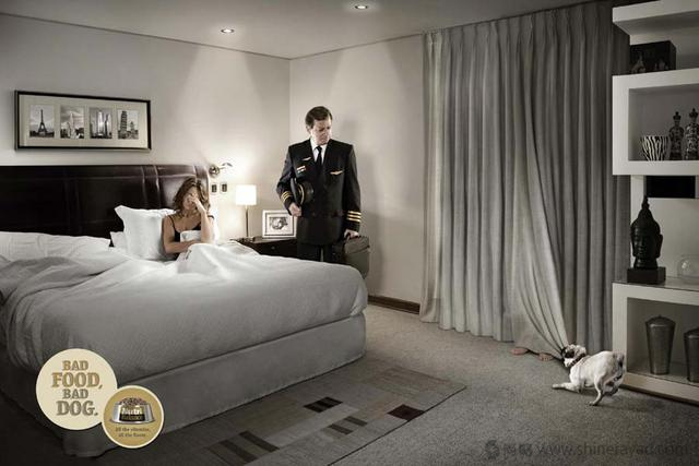 上海廣告設(shè)計(jì)公司欣賞那些性感曖昧有色情嫌疑的平面創(chuàng)意廣告-狗糧廣告