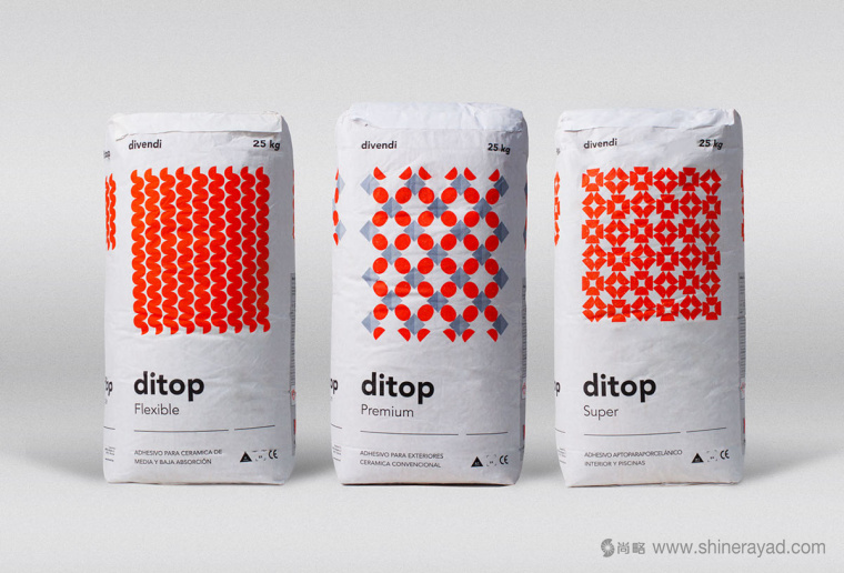上海包裝設(shè)計公司設(shè)計欣賞——Ditop 水泥包裝設(shè)計2