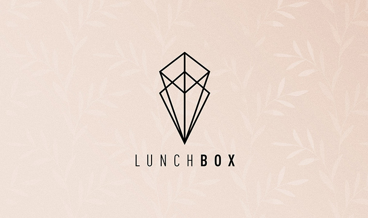 LunchBox 午餐盒子外賣快餐餐飲LOGO設(shè)計-上海餐飲LOGO設(shè)計公司1