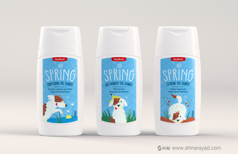 Bob Martin 寵物衛(wèi)生護理用品品牌春天系列包裝設(shè)計-上海包裝設(shè)計公司3