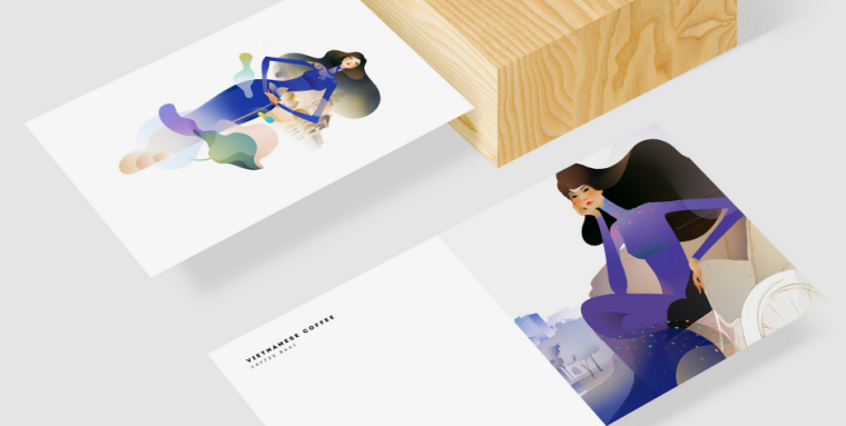 越南西貢小姐咖啡品牌插畫設(shè)計(jì)-上海品牌設(shè)計(jì)公司