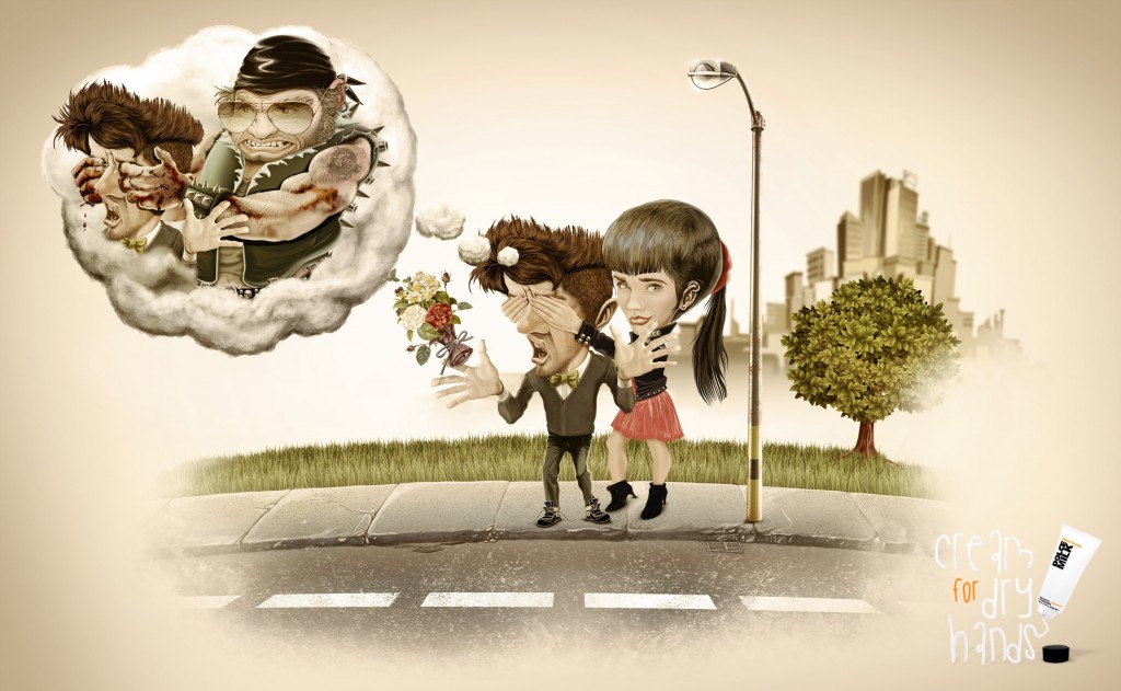 Dolce Milk 護(hù)手霜平面廣告創(chuàng)意設(shè)計-尚略上海廣告設(shè)計公司設(shè)計分享-老奶奶篇