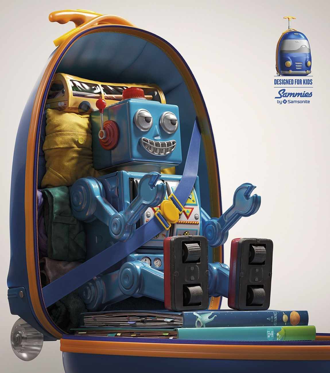 上海廣告設(shè)計公司分享Samsonite新秀麗)Sammies卡通箱包平面廣告創(chuàng)意設(shè)計-玩具篇 上海廣告設(shè)計公司分享Samsonite新秀麗)Sammies卡通箱包平面廣告創(chuàng)意設(shè)計-玩具篇