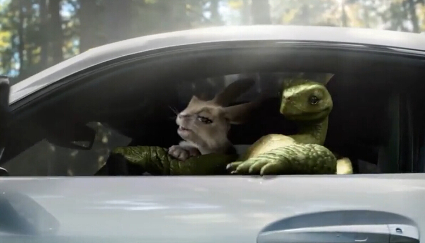 上海廣告策劃公司尚略廣告國外廣告分享，奔馳汽車龜兔賽跑篇視頻廣告2