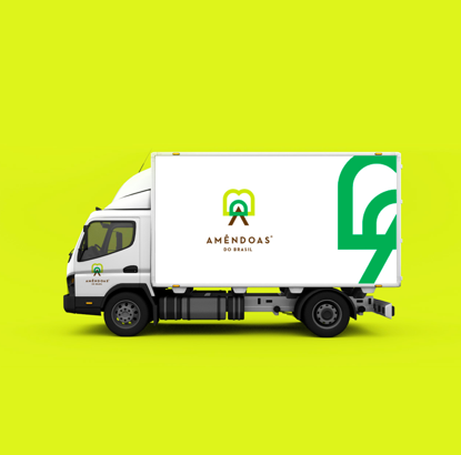 上海品牌策劃設(shè)計(jì)公司分享Amêndoas 農(nóng)產(chǎn)品品牌形象設(shè)計(jì)－車(chē)輛外觀設(shè)計(jì)