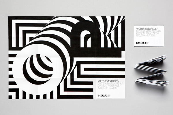 上海品牌設計公司尚略廣告分享：Victor 展覽會黑白色立體品牌識別設計6