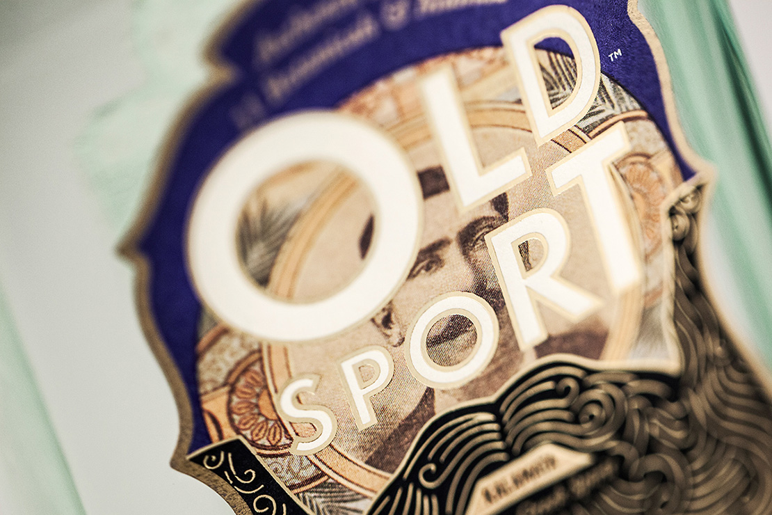 尚略上海包裝設(shè)計公司分享：Old Sport 松子酒大胡子包裝設(shè)計1