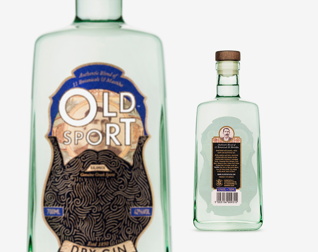 尚略上海包裝設(shè)計公司分享：Old Sport 松子酒大胡子包裝設(shè)計5