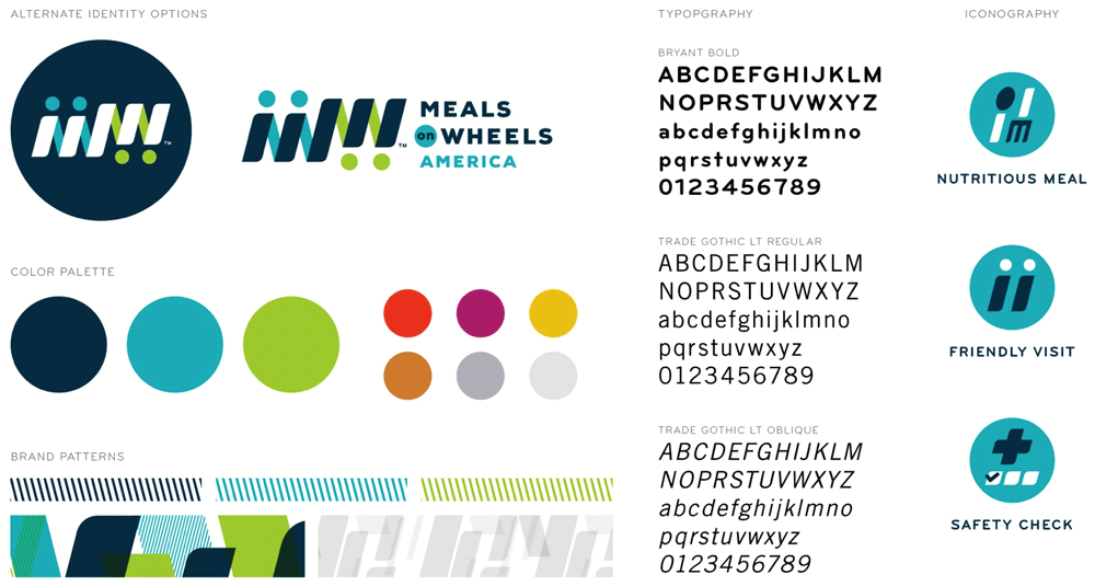 美國 Meals on Wheels 膳食協(xié)會標志設(shè)計VI設(shè)計3