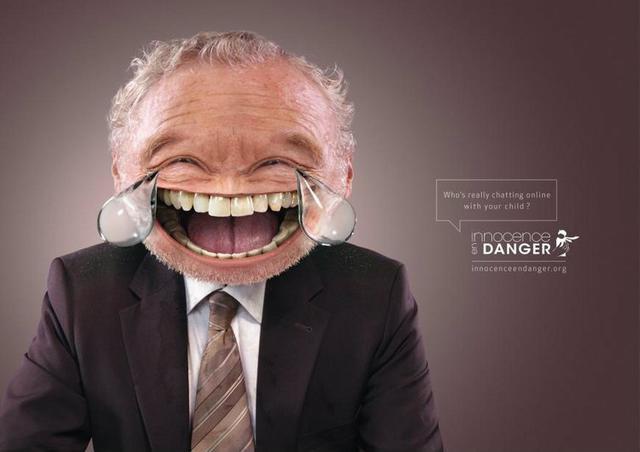 Innocence en Danger非盈利組織平面廣告1-上海廣告設計公司 http://907632.com/