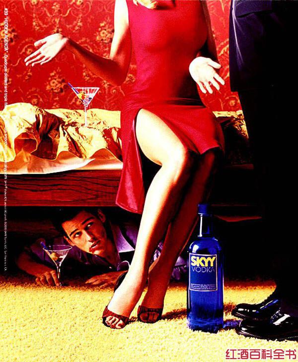 藍(lán)天伏特加（Skyy Vodka）平面廣告創(chuàng)意設(shè)計(jì)2