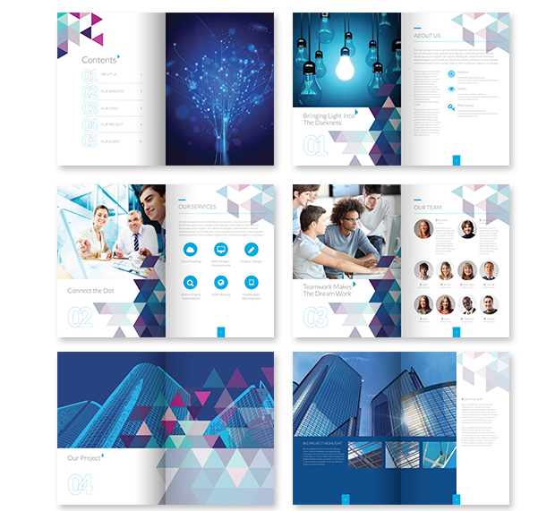 上海畫冊設(shè)計(jì)公司尚略分享：BANYU三角形元素畫冊設(shè)計(jì)版式7