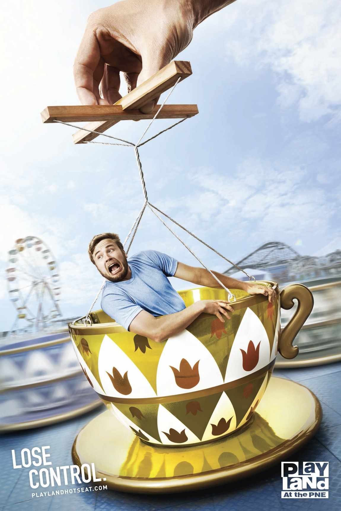 上海廣告設(shè)計公司分享Playland游樂場失去控制篇平面廣告創(chuàng)意設(shè)計1