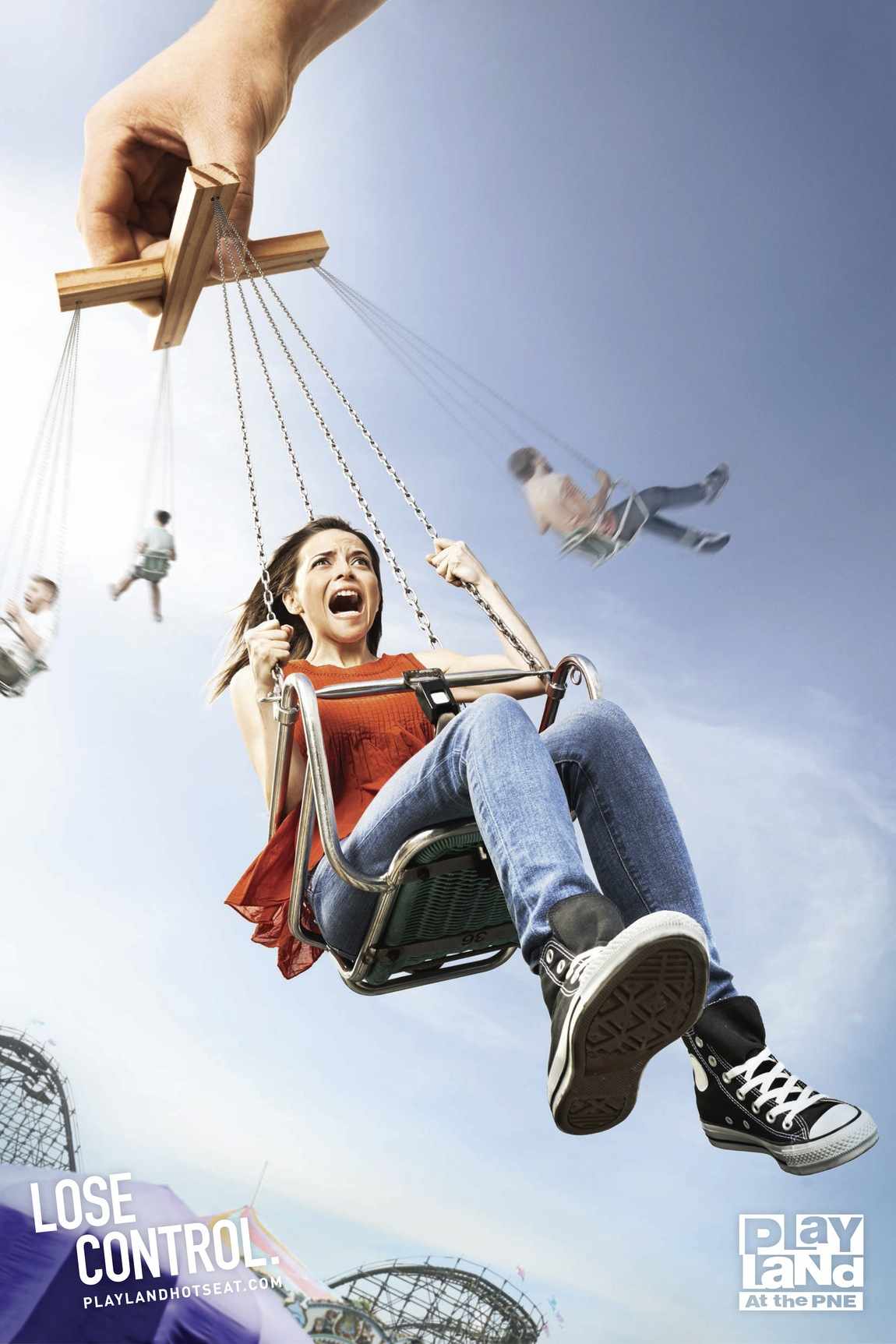 上海廣告設(shè)計公司分享Playland游樂場失去控制篇平面廣告創(chuàng)意設(shè)計2