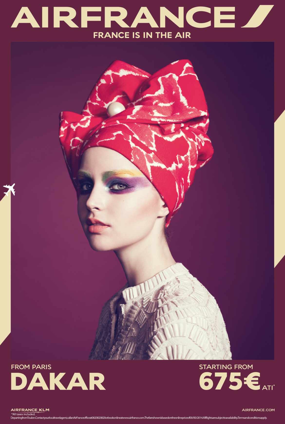 尚略上海廣告設(shè)計(jì)公司分享：法國(guó)航空公司價(jià)格促銷平面創(chuàng)意廣告設(shè)計(jì)3