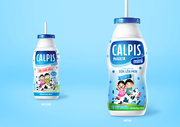 上海尚略包裝設(shè)計(jì)公司設(shè)計(jì)欣賞：Calpis 兒童酸奶牛奶包裝設(shè)計(jì)2