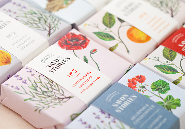 Savon Stories手工肥皂精油品牌標(biāo)志設(shè)計(jì)包裝設(shè)計(jì)6