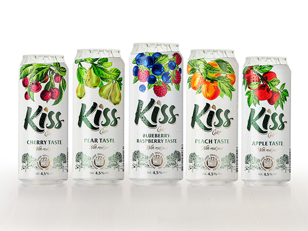 上海包裝設(shè)計公司設(shè)計推薦：Kiss Cider 果酒包裝設(shè)計3