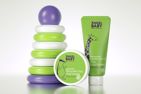 Angel Baby 嬰兒沐浴露護(hù)膚品包裝設(shè)計(jì)-上海包裝設(shè)計(jì)公司分享3