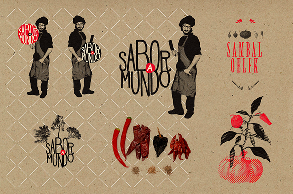 SABOR A MUNDO餐廳品牌形象設(shè)計(jì)2
