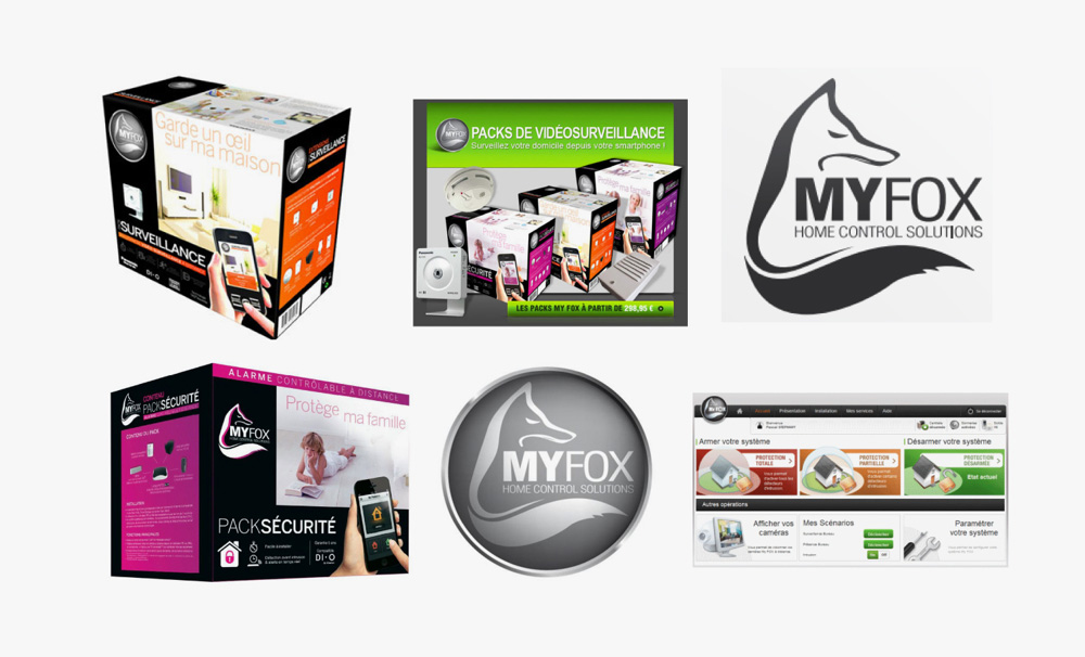 Myfox我的狐貍家庭安全消費(fèi)電子品牌原先舊標(biāo)志設(shè)計(jì)與包裝設(shè)計(jì)6