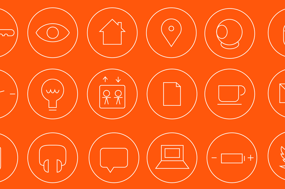 Myfox我的狐貍家庭安全消費(fèi)電子品牌標(biāo)志設(shè)計(jì)3