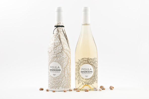 Figula 葡萄酒葡萄藤黑色線條包裝設(shè)計-上海包裝設(shè)計公司設(shè)計欣賞1