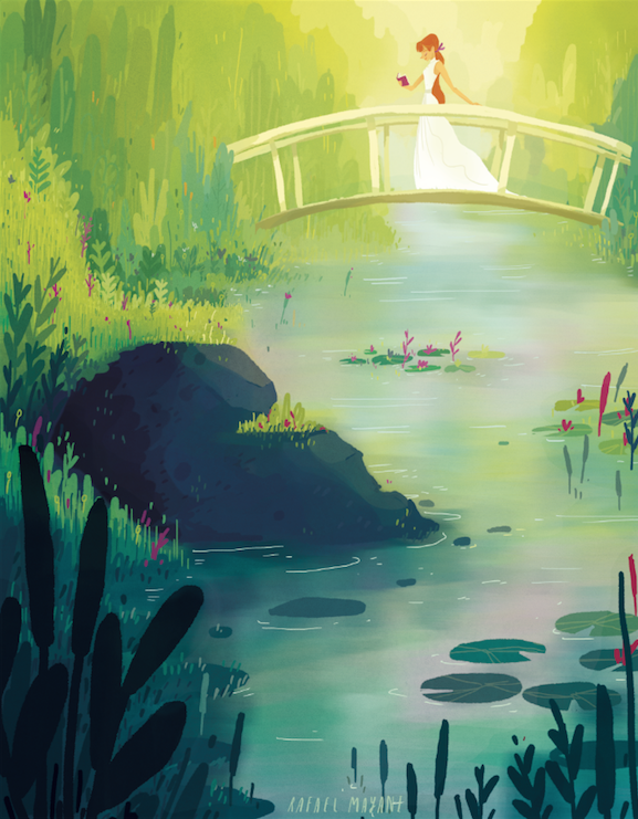 上海平面設(shè)計(jì)公司欣賞美麗時(shí)刻漂亮插畫設(shè)計(jì)2