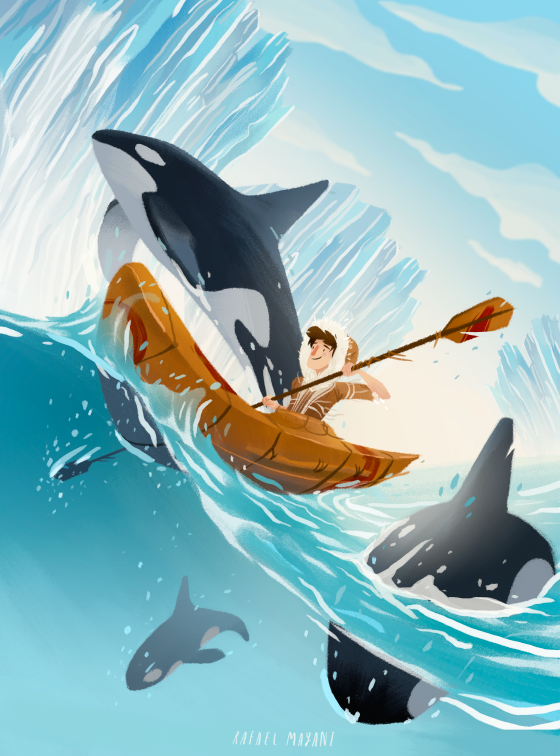 上海平面設(shè)計(jì)公司欣賞美麗時(shí)刻漂亮插畫設(shè)計(jì)5