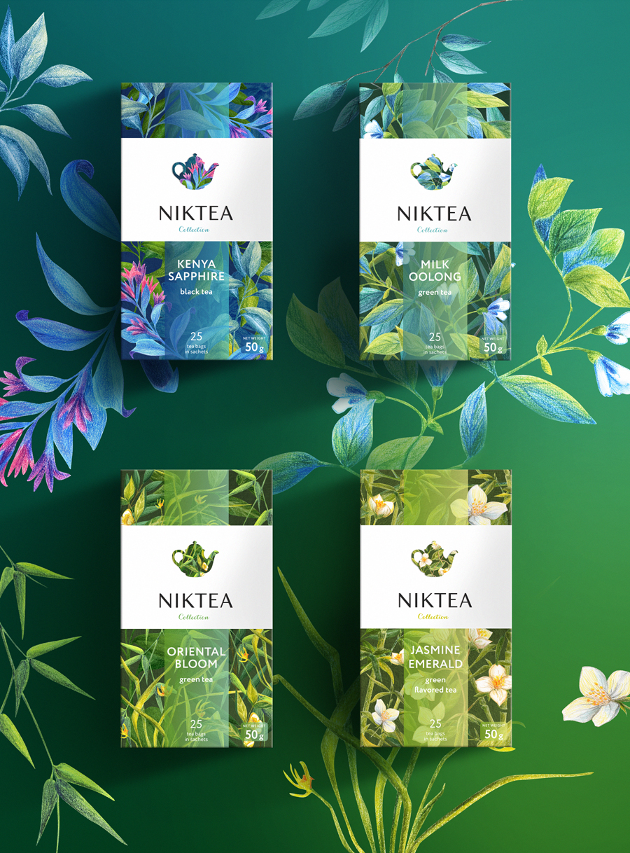 Niktea 茶葉品牌設計包裝設計-上海品牌策劃設計公司設計欣賞4