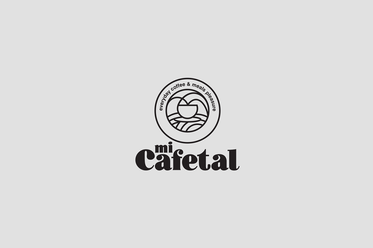 Mi Cafetal 咖啡連鎖店品牌標志設(shè)計VI視覺形象設(shè)計-上海標志設(shè)計公司2