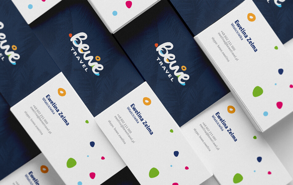 Bewe 旅游中介公司標(biāo)志設(shè)計(jì)名片設(shè)計(jì)