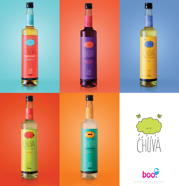 Chuva 果汁雞尾酒包裝設計-上海包裝設計公司設計欣賞1