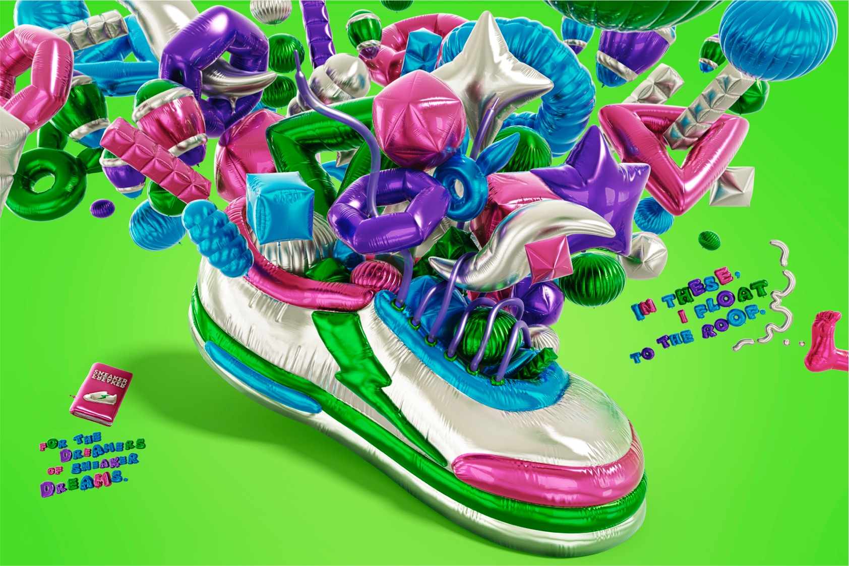 Sneaker Freaker 運(yùn)動(dòng)鞋球鞋雜志超炫超酷平面創(chuàng)意廣告設(shè)計(jì)-上海廣告設(shè)計(jì)公司廣告欣賞1