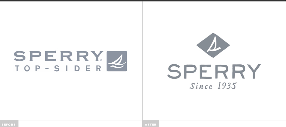 Sperry 休閑鞋品牌新舊標志設(shè)計對比-上海品牌策劃設(shè)計公司6