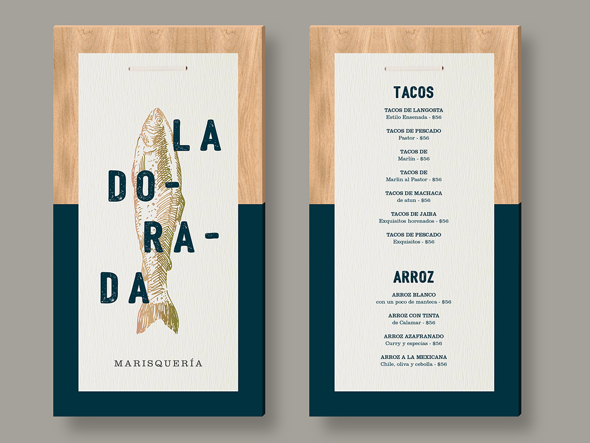 La Dorada 海洋餐廳品牌VI形象設(shè)計(jì)8