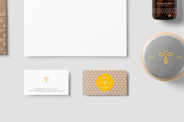 8.nfinibee 蜂蜜有機(jī)美容護(hù)膚化妝品VI設(shè)計(jì)